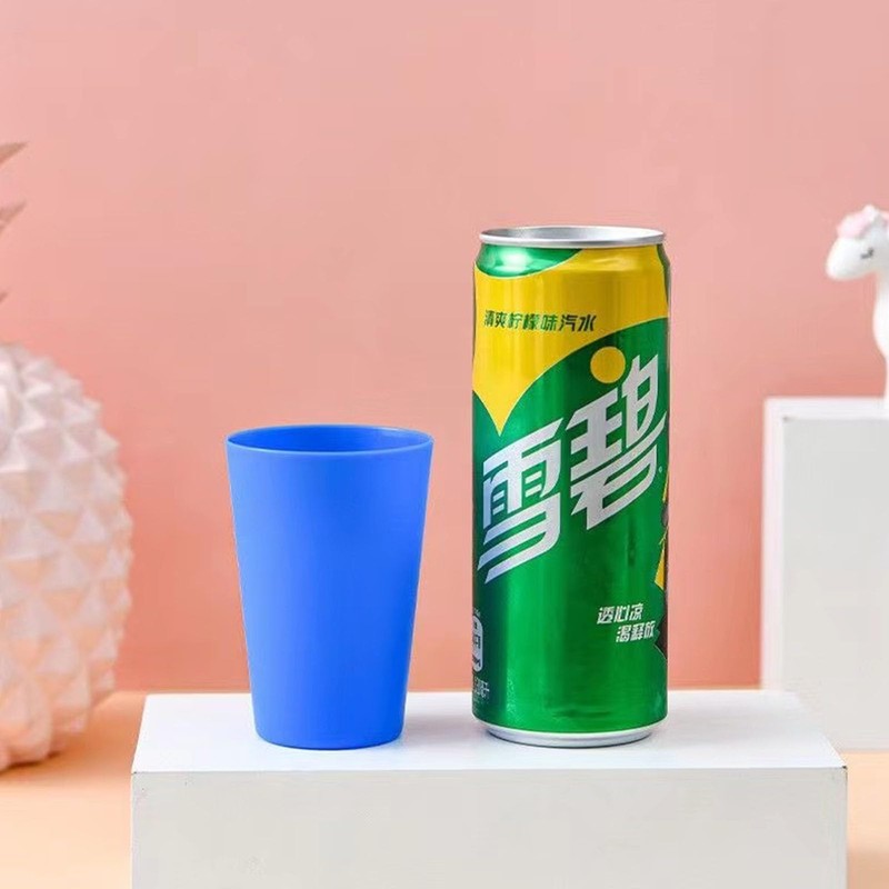 Color Plastic Drinking Cups,15 pcs Reusable Stacking Plastic Cup Children