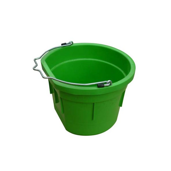 8 Quart 2 Gallon Lime Green Flat Back Sided Farm/Ranch/Shop