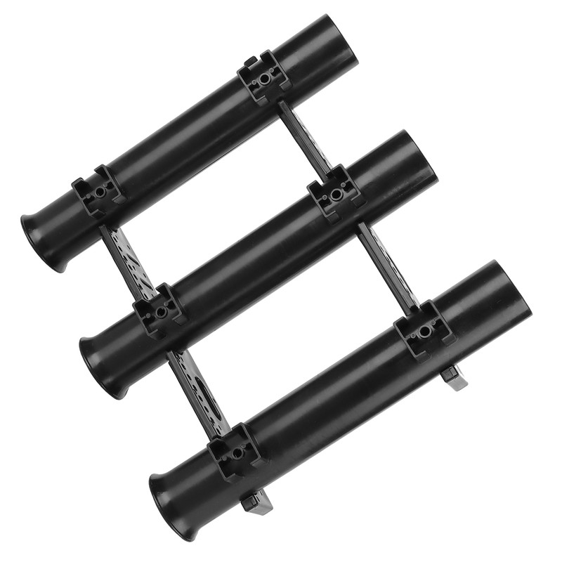 Outdoor Fishing Vertical 3‑Link Fishing Rod Rack Storage Holder Pole