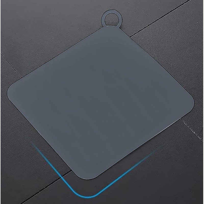 2 Pieces 6 x 6 Inch Silicone Tub Stopper Floor