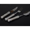 Bestbling Bling Rhinestone Crystal Dazzling Culinary Utensils Travel Set for