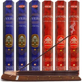 Incense Sticks with Incense Holder Bundle for Spiritual Décor and Home Fragrance