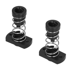 2 Set Anti‑Backlash Spring Nut, Antibacklash Spring Nut Eliminate Gap POM,for CNC DIY Engraving Machine R10/CR‑10S/Ender‑3/Ender 3S/Ender3 Pro/Ender 3 V2 3D Printers T8 Threaded Rod 8mm Lead Blac