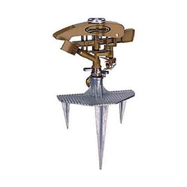 Green Thumb 8,500 Sq Ft 106 Ft Diameter Coverage Solid Metal Sprinkler with Extra Large Water Jet, Trip Levers with Reversing Full Circle Setting