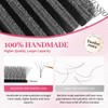 XIUSUZAKI W Lash Extensions Supplies 5D Eyelash Extensions W Shape