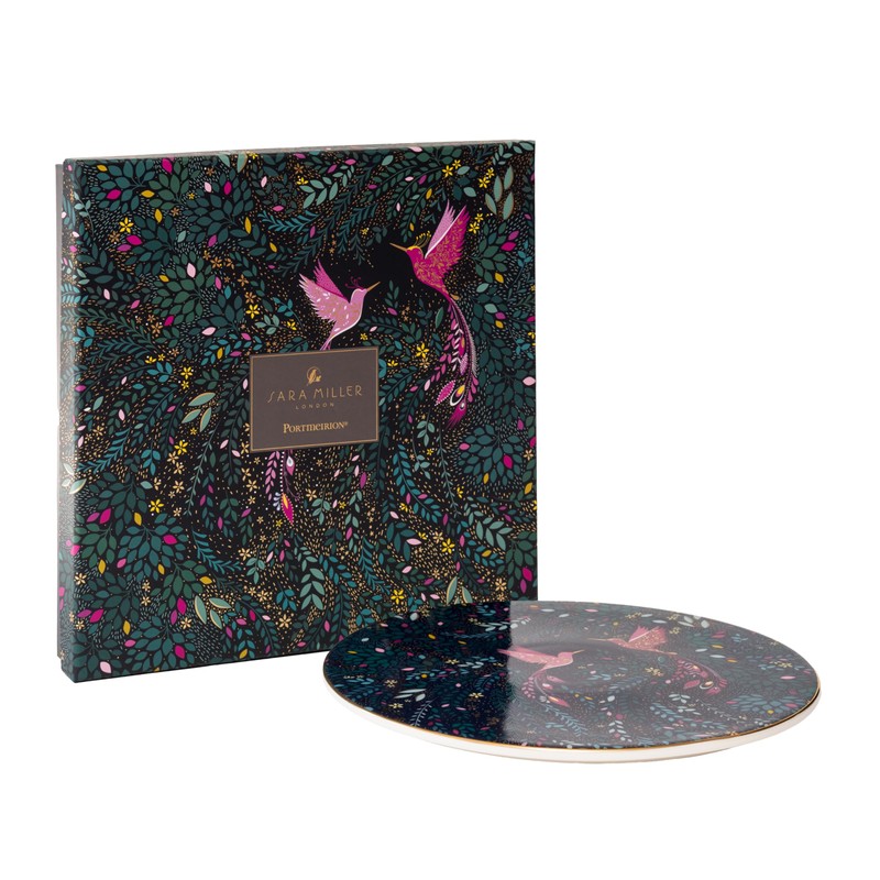 Sara Miller India Collection - Hummingbird Serving Plate - Deep