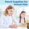 Rosmonde 1250 Bulk Yellow Pencils, Pre Sharpened #2 HB, Easy