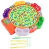 Fishing Game Toy Set with Rotating Board fishing plate Parent