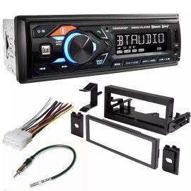 Dual Electronics XRM59BT Bluetooth Media Player Car Stereo kit & Radio for 1995- 2002 GMC Sierra