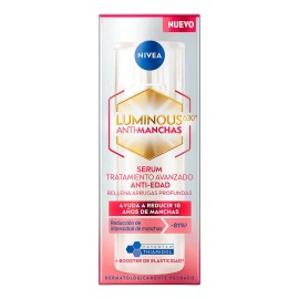 Nivea Luminous630 Srum Facial Anti-Manchas y Anti-Edad con cido Hialurnico y Colgeno, 30 ml                                                           