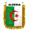 Algeria Mini Flag 4"x6" Window Banner w/suction cup