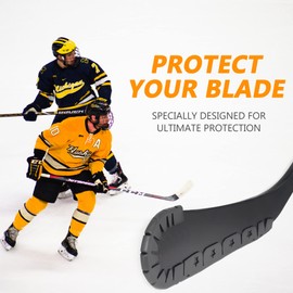 UPTTHOW 4 Pack Ice Hockey Stick Protector Blade Wrap Guard Edge Cover for Off Ice Outdoor Hockey Training and Sport Practice Aid - Hockey Gifts, Accessories, Equipment, Gear for Kids or Adults