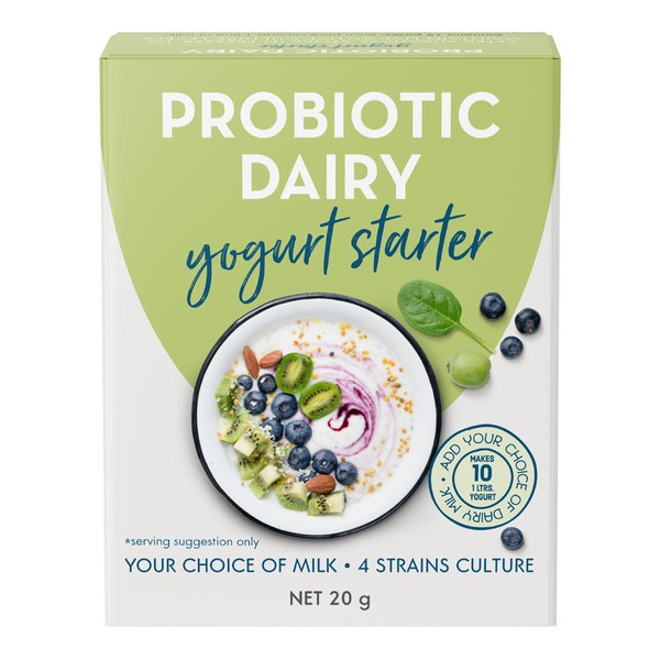 Culture Cupboard Probiotic Dairy Yoghurt Starter Culture - 10x sachets