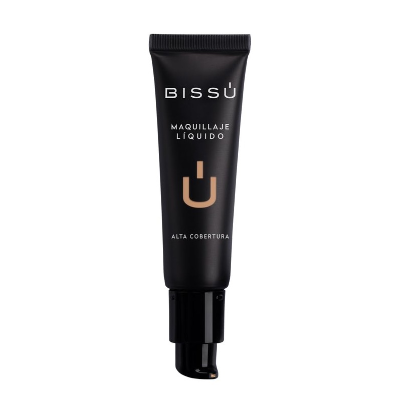 Bissú Cosméticos, Maquillaje Liquido Alta Cobertura 04 Latte Doble