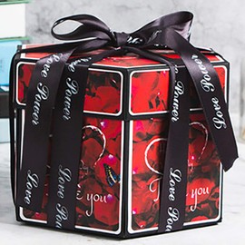 KEERADS-Accessory Creative DIY Explosion Gift Box, DIY Photo Album Scrapbooking Gift Box as Birthday Gift, Wedding or Valentine's Day Surprise Box About Love
