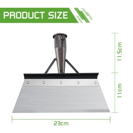 Forhandy Multifunctional Garden Shovel, Cleaning Shovel, Manganese Steel, Outdoor Garden Shovel, 23 cm, Garden Tools, Garden Shovel, Weed Tool, Weed Remover, Device for Weeding, De-Icing