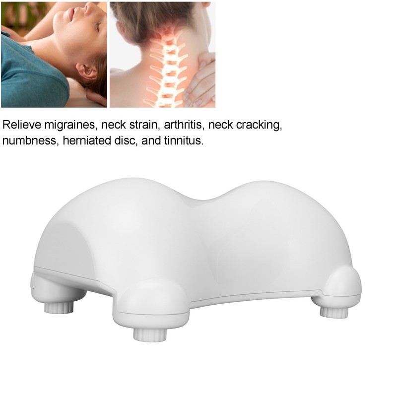 Neck Stretcher Spine Massage Ergonomic Design Flexible Adjustment Cervical Traction