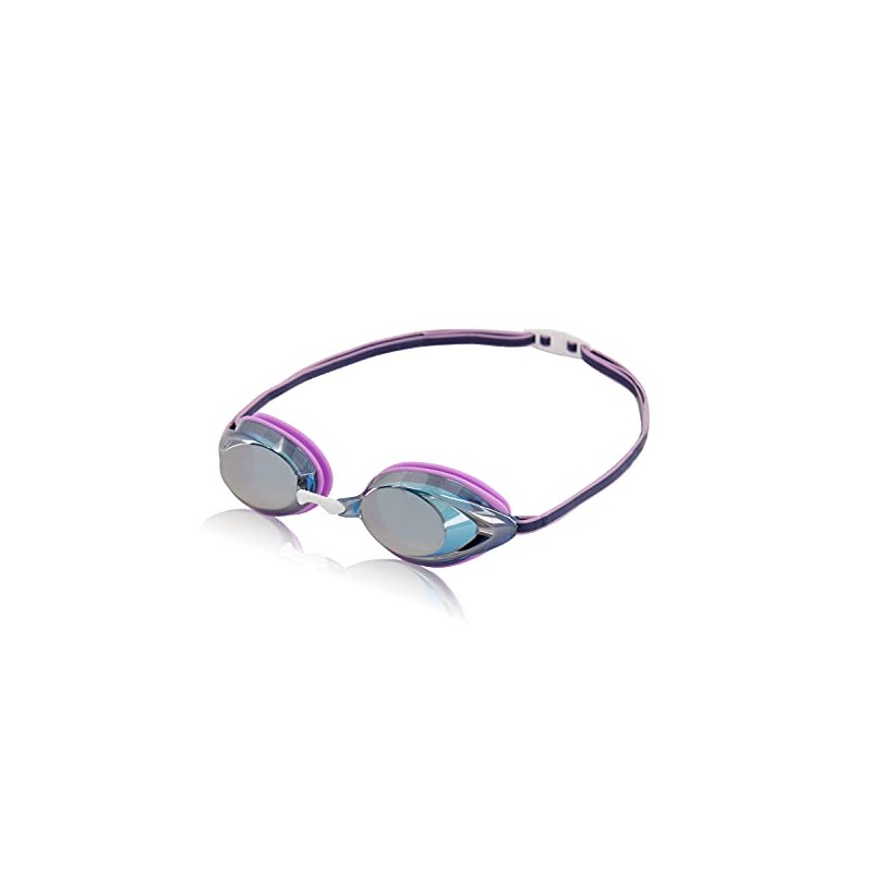 Speedo Women's Swim Goggles Mirrored Vanquisher 2.0, Archroma/Cobalt/Silver