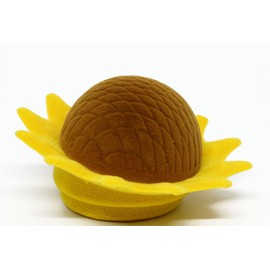 KINGWEDDING Sunflower Shaped Velvet Rings Gifts Box Jewelry Display Case