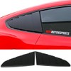 Window Louvers Compatible With 2015-2022 Ford Mustang, Rear Side Quarter