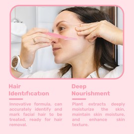 Dermaplaning Tool for Face - Hair Identifier Spray for Face Dermaplaning - 2024 New Hair Identifier Spray for Face Shaving - Moisturizing and Skin Care Dermaplaning Spray (2 Set)