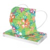 Mascarilla Con Estampado De Flores Para Protección Desechabl