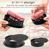 FOCCTS 3 in 1 Hamburger Press, Hamburger Press Patty Maker,