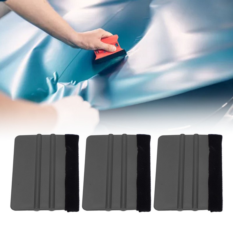 10Pcs Car Vinyl Scraper Scratch Resistant Professional Vinyl Felt Squeegee