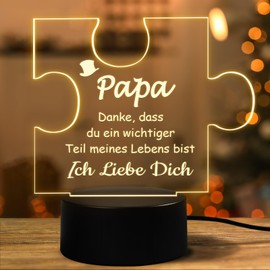 Gift for Dad, Dad Gift Birthday Christmas Father's Day Lamp Night Light Dad Father Men Birthday Gift Father's Day Gifts Christmas Gifts for Dad from Daughter Son Children
