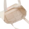 Organic Cotton Logo Tote Medium Sheer Orange