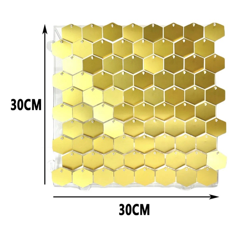 Panel Decorativo 4d Shimmer Decoración Fiesta Evento 30 Pz