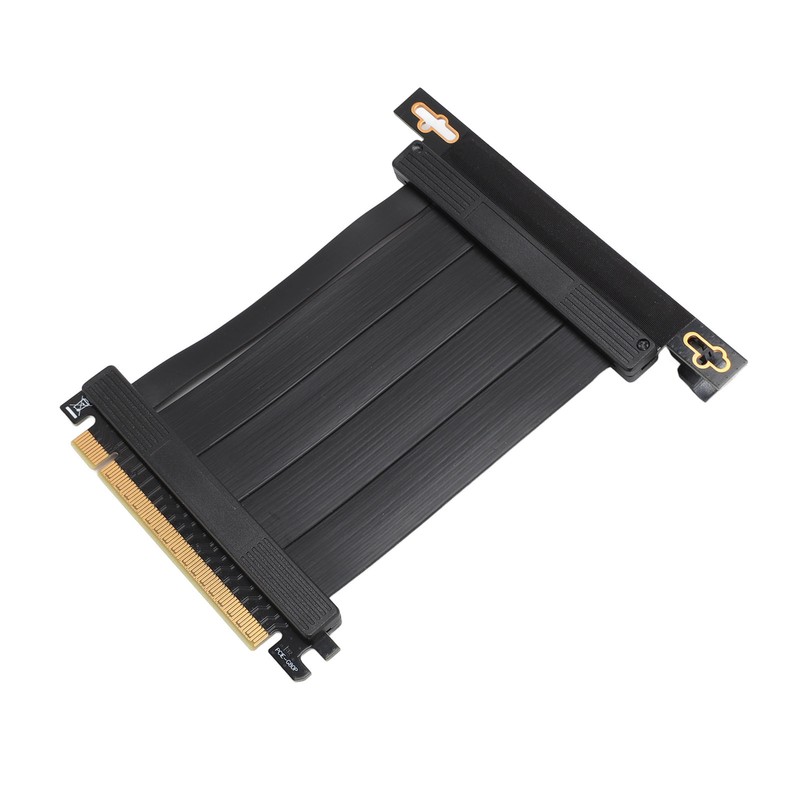PCIE 4.0 X16 Extender 90 Degree 26GB/s 3.9in Long Gold
