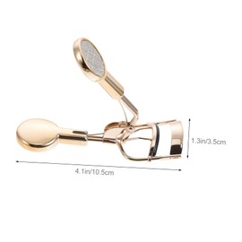 Vaguelly Lash Curler Stainless Steel Double Padded Wide Angle Design for Eye Makeup Tools