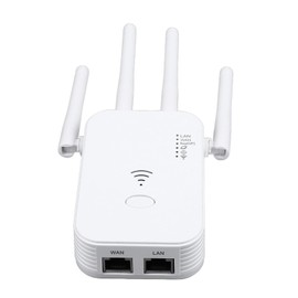 Repetidor Amplificador WiFi, Extensor WiFi, con Puerto Ethernet y Modo Ap, Repetidor WiFi de Cobertura de Largo Alcance para el Hogar