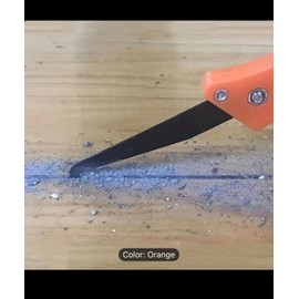 Generic 2 Grout Saw Stainless Steel Grout Removal Tool - Caulking edge Knife for Kitchen Bathroom& bedroom Tile Gaps, Orange
