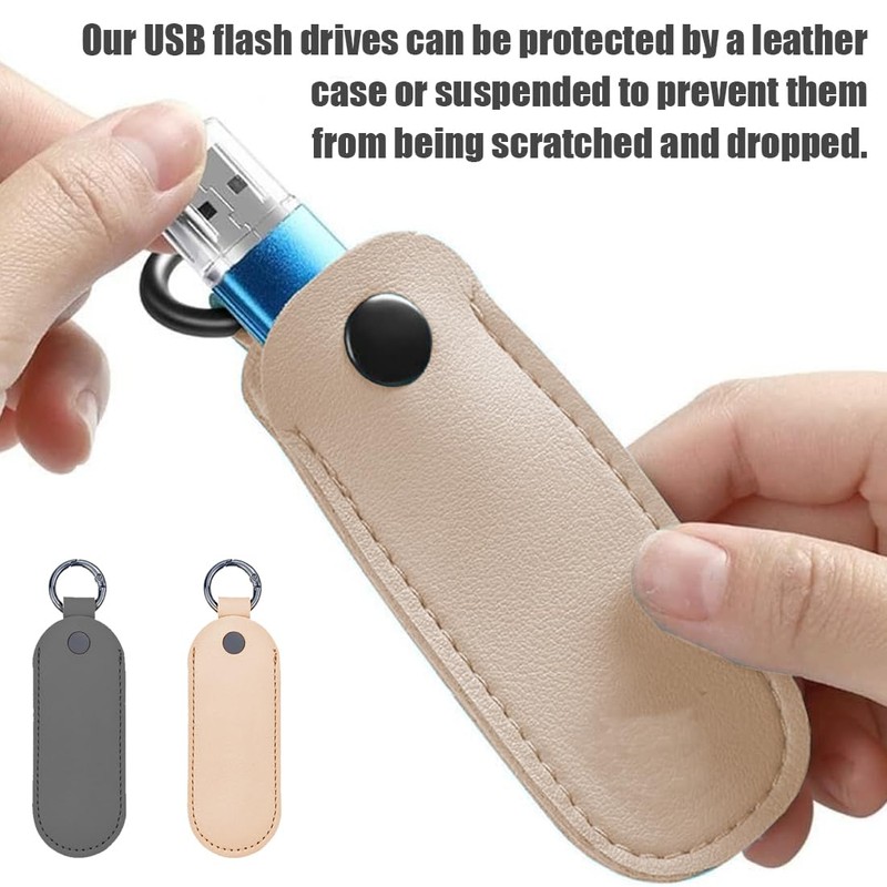 IKOPFLN Pack of 2 Storage Bag for USB Sticks Bag