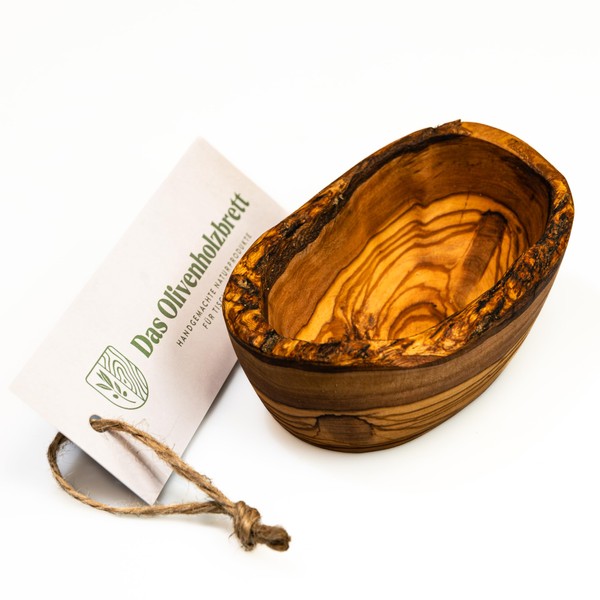 das Olivenholzbrett® Small Dip Bowl, Made of Olive Wood, Olive