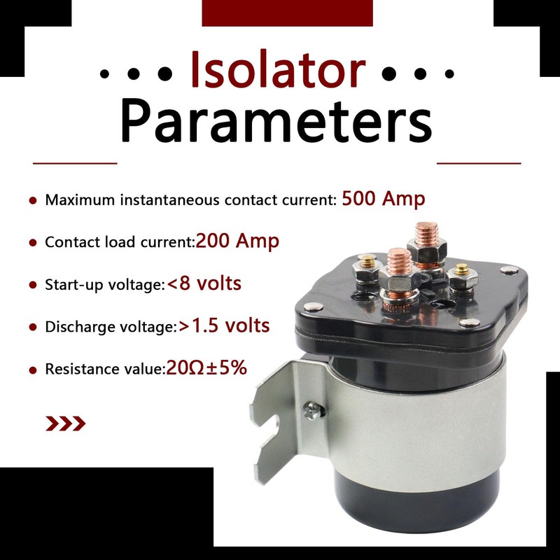 AFEISOL AFEISOL 500 Amp Battery Isolator and Relay for Marine,