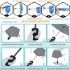 UK-UNIQUE Windproof Travel Umbrella - Compact, Light, Automatic, Strong and