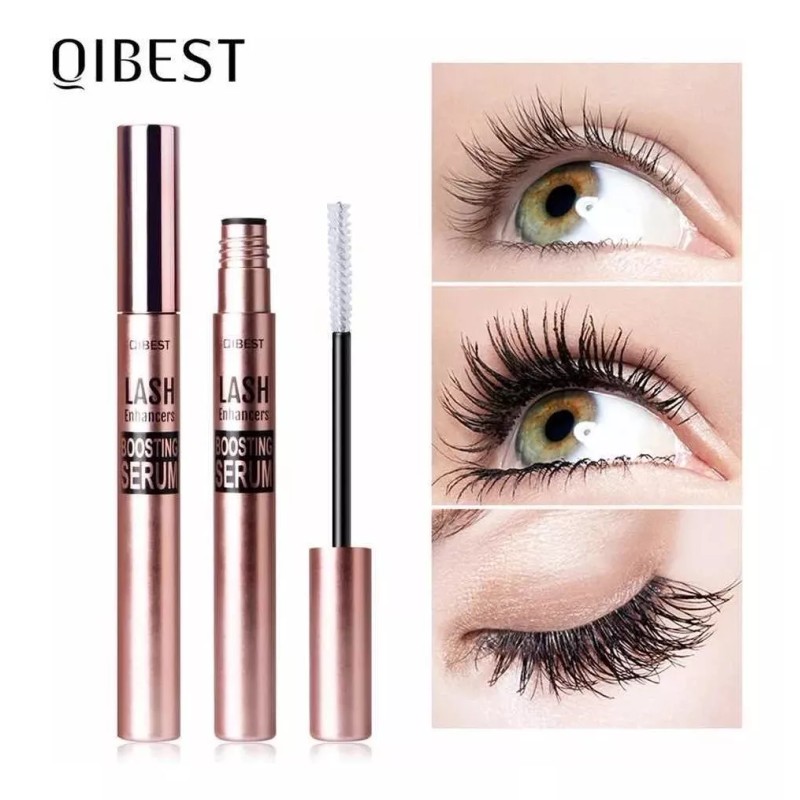 Qibest 3 Serums Tratamiento Crecimiento Pestañas Gruesas Y Largas