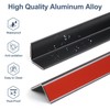 Jiekayi 4Pack 48″ Decorative Metal Inside Corner Trim, Aluminum Peel