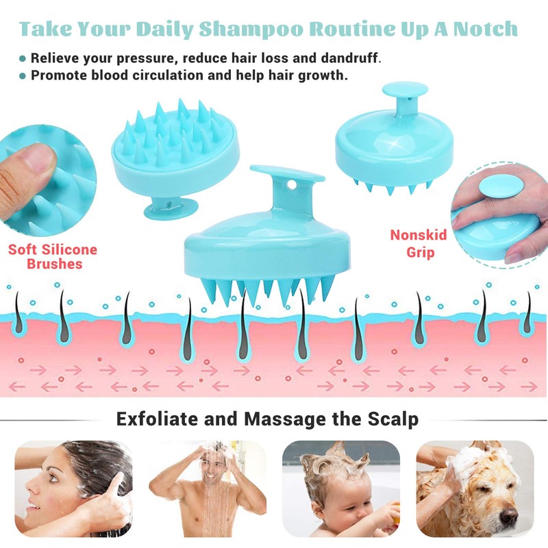 Detangling Brush Set for Curly Hair, Detangler Hair Brush with