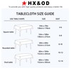 HX&OD - Mantel rectangular de tela catiónica, impermeable, resistente a