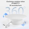 DXIA Electric Rotating Turntable, 360 Degree Rotating Display Stand, Automatic
