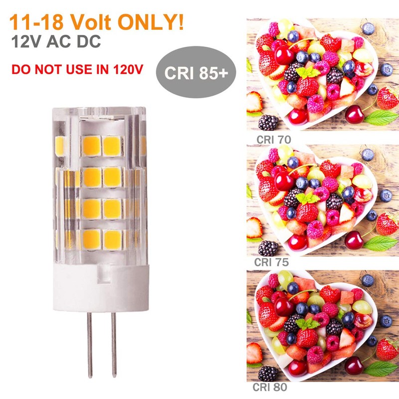 LEMENG G4 LED Bulb 3.5W 2700K Warm White bi-pin T3