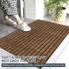 Heyroll Custom Size Hallway Runner Rug, Backed Non-Slip Waterproof Runner