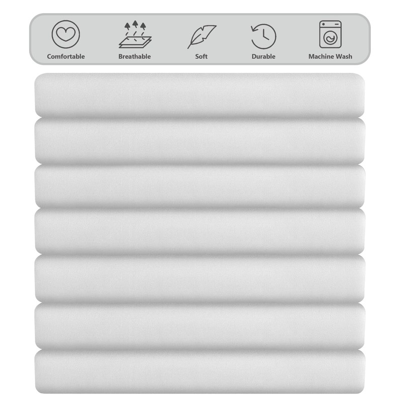 BQC Flat Sheet Breathable Bed Top Sheet - Super Soft