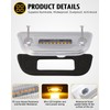 Partsam 5pcs 9 LED Cab Light Truck Trailer Cab Marker