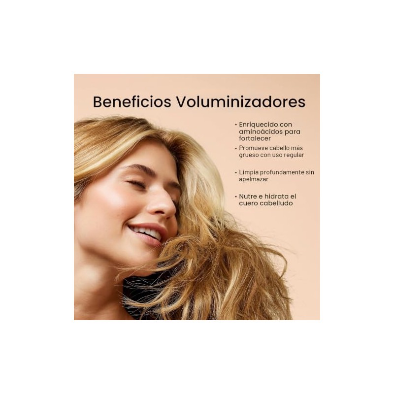 Odele Set de Champú y Acondicionador Sin Sulfatos Voluminizador, Agrega