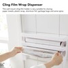 Cling Film Holder Wall Mount Multifunctional Cling Film Cutter with